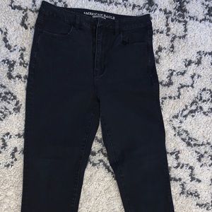 Black American eagle skinny jeans